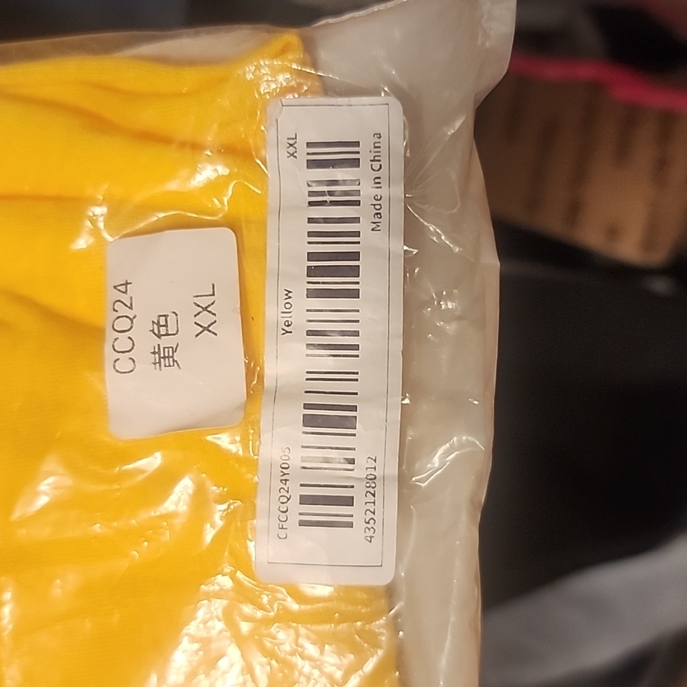 Yellow bodysuit